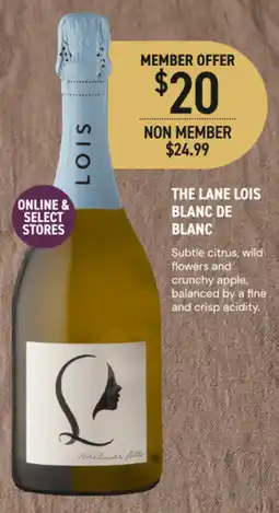 Dan Murphy's The Lane Lois Blanc De Blanc offer