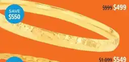 Shiels Gold bangle offer