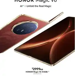 Harvey Norman HONOR Magic V6 offer