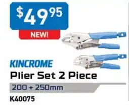 Kincrome Kincrome Plier Set 2 Piece offer