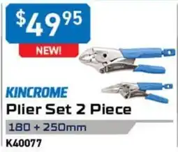 Kincrome Kincrome Plier Set 2 Piece offer