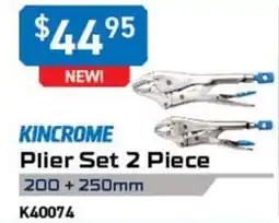 Kincrome Kincrome Plier Set 2 Piece offer
