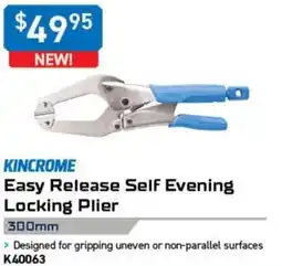 Kincrome Kincrome Easy Release Self Evening Locking Plier offer