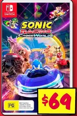 JB Hi-Fi Sonic Racing CrossWorlds offer