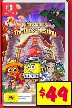 JB Hi-Fi Nicktoons & The Dice Destiny offer