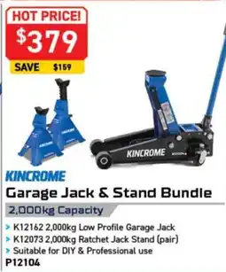 Kincrome Kincrome Garage Jack & Stand Bundle offer