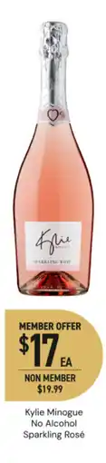 Dan Murphy's Kylie Minogue No Alcohol Sparkling Rosé offer