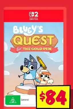JB Hi-Fi Bluey's Quest for the Gold Pen offer