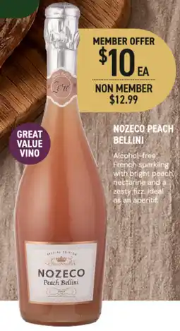 Dan Murphy's Nozeco Peach Bellini offer