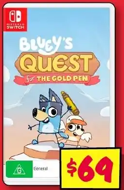 JB Hi-Fi Bluey's Quest for the Gold Pen offer