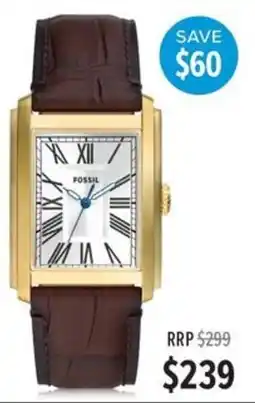 Shiels Fossil watch offer