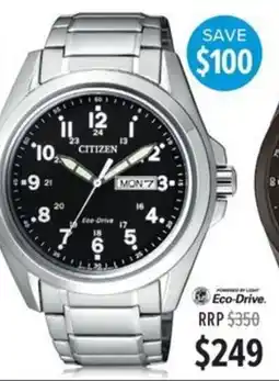 Shiels Citizen Eco-Drive offer