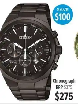Shiels Citizen Chronograph offer