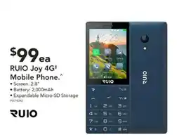 Harvey Norman RUIO Joy 4G+ Mobile Phone offer