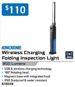Kincrome Kincrome Wireless Charging Folding Inspection Light offer