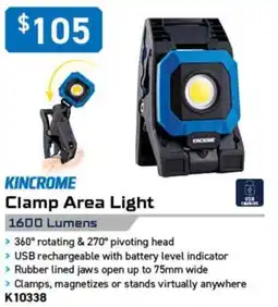 Kincrome Kincrome Clamp Area Light offer