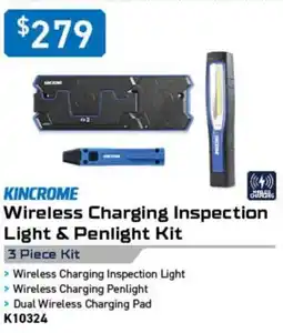 Kincrome Kincrome Wireless Charging Inspection Light & Penlight Kit offer