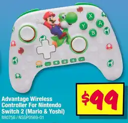 JB Hi-Fi Advantage Wireless Controller For Nintendo Switch 2 (Mario & Yoshi) offer