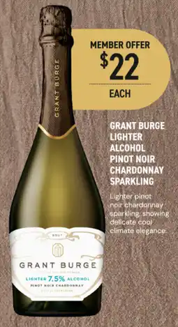 Dan Murphy's Grant Burge Lighter Pinot Noir Chardonnay Sparkling offer