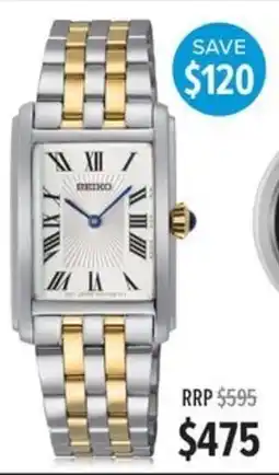 Shiels Seiko watch offer