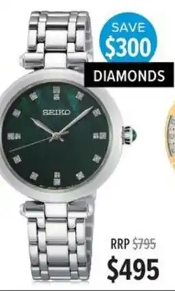 Shiels Seiko watch offer