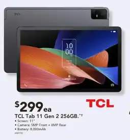 Harvey Norman TCL Tab 11 Gen 2 offer