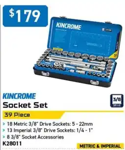 Kincrome Kincrome Socket Set offer