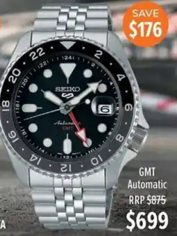 Shiels Seiko GMT Automatic offer