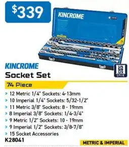 Kincrome Kincrome Socket Set offer