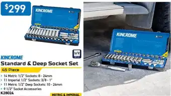 Standard & Deep Socket Set