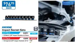Kincrome Kincrome Impact Socket Sets offer