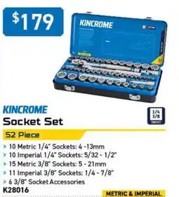 Kincrome Kincrome Socket Set offer