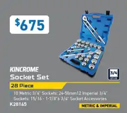 Kincrome Kincrome Socket Set offer