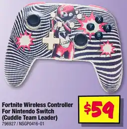 JB Hi-Fi Fortnite Wireless Controller For Nintendo Switch (Cuddle Team Leader) offer