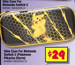 JB Hi-Fi Slim Case For Nintendo Switch 2 (Pokémon Pikachu Storm) offer