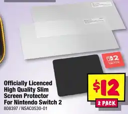 JB Hi-Fi Officially Licenced High Quality Slim Screen Protector For Nintendo Switch 2 offer