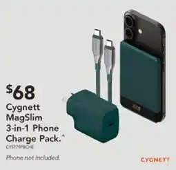 Harvey Norman Cygnett MagSlim 3-in-1 Phone Charge Pack offer