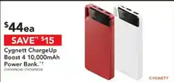 Harvey Norman Cygnett ChargeUp Boost 4 10,000mAh Power Bank offer