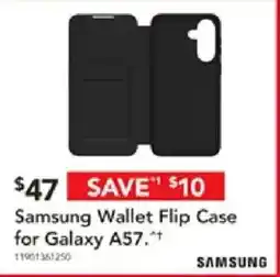 Harvey Norman Samsung Wallet Flip Case for Galaxy A57 offer