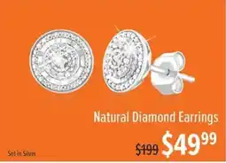 Shiels Natural Diamond Earrings offer