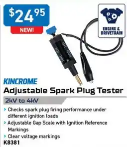 Kincrome Kincrome Adjustable Spark Plug Tester offer