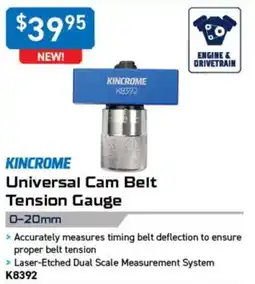 Kincrome Kincrome Universal Cam Belt Tension Gauge offer
