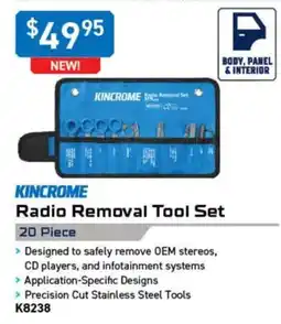 Kincrome Kincrome Radio Removal Tool Set offer