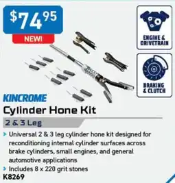 Kincrome Kincrome Cylinder Hone Kit offer