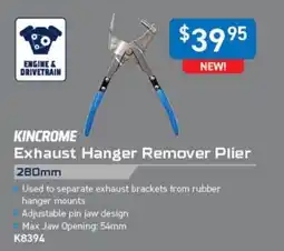 Kincrome Kincrome Exhaust Hanger Remover Plier offer