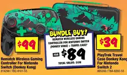JB Hi-Fi Rematch Wireless Gaming Controller For Nintendo Switch (Donkey Kong) offer