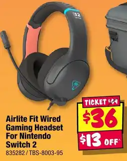 JB Hi-Fi Airlite Fit Wired Gaming Headset For Nintendo Switch 2 offer