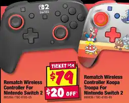 JB Hi-Fi Rematch Wireless Controller For Nintendo Switch 2 offer