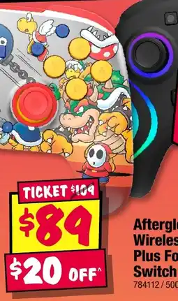 JB Hi-Fi Afterglow Wireless Plus For Switch offer