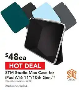 Harvey Norman STM Studio Max Case for iPad A16 11"/10th Gen. offer